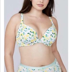 Cacique cotton boost plunge bra